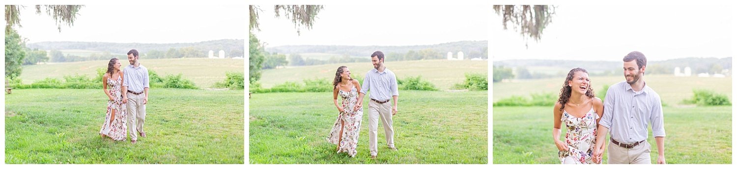 , Megan &#038; Blakes Summer Engagement- Centennial Park, Fine Art Wedding Photographer Baltimore MD